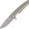 Buck Odessa Framelock Stainless Steel Drop Point