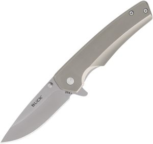 Buck Odessa Framelock Stainless Steel Drop Point