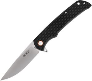 BU259CFS.jpg Buck Haxby Carbon Fiber Linerlock Drop Point