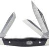 Buck Stockman Ebony Folding Knife 4" Closed 420HC Stainless