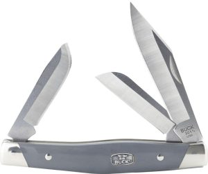 Buck Stockman Gray Valox Multi-Blade Knife