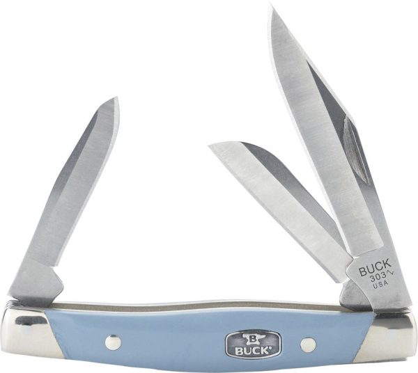 Buck Cadet Blue Valox Compact Multi-Blade Knife