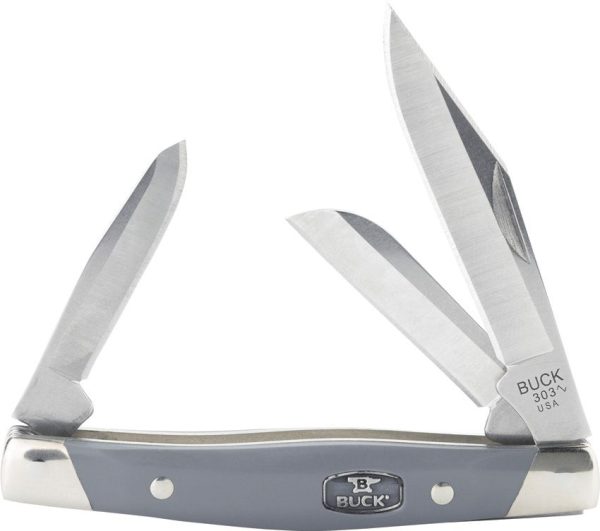 BU303GYS2.jpg Buck Cadet Gray Valox Compact Folding Knife