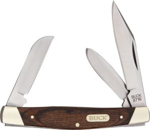 Buck Stockman Three-Blade - Wood Handle