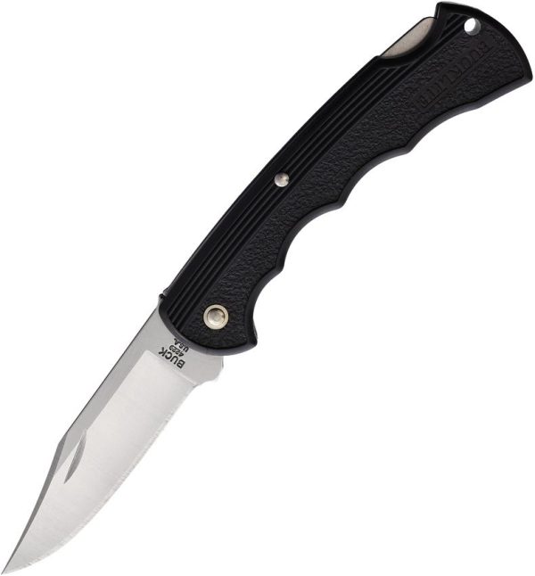 Buck Bucklite Lockback 420HC Stainless - Black Handle