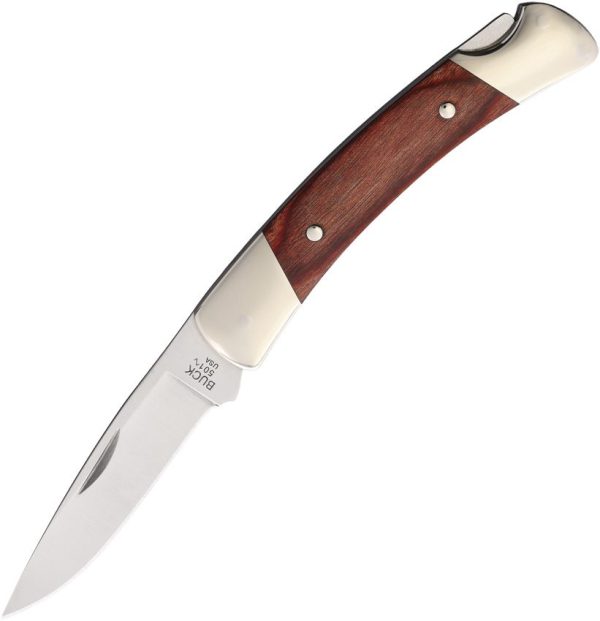 Buck Squire Lockback 420HC Stainless - Rosewood