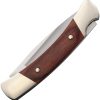 Buck Squire Lockback 420HC Stainless - Rosewood