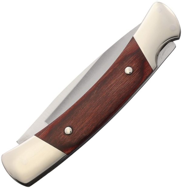 Buck Squire Lockback 420HC Stainless - Rosewood