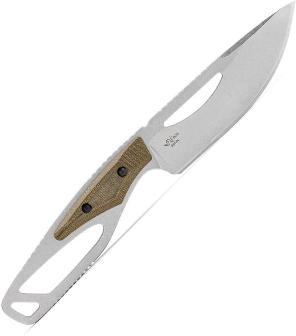 Buck 631 Paklite 2.0 Field Knife - Green Micarta
