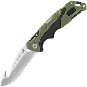 BU660GRG.jpg Buck Large Pursuit Guthook Lockback Folder