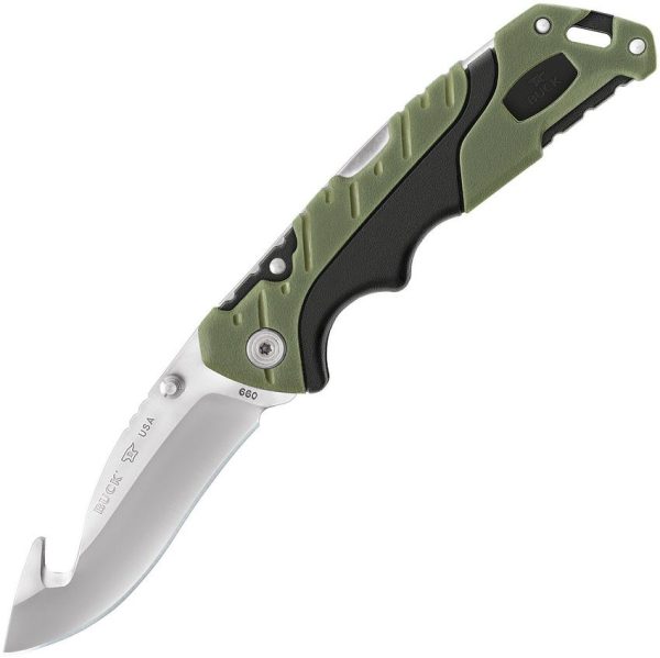 Buck Large Pursuit Guthook Lockback Folder