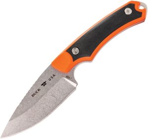 Buck Alpha Hunter Select Orange Drop Point