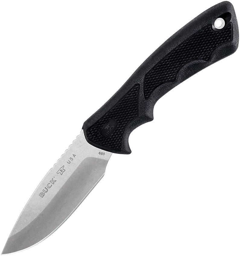 Buck Bucklite Max II Large Fixed Blade Knife 4" 420HC Black