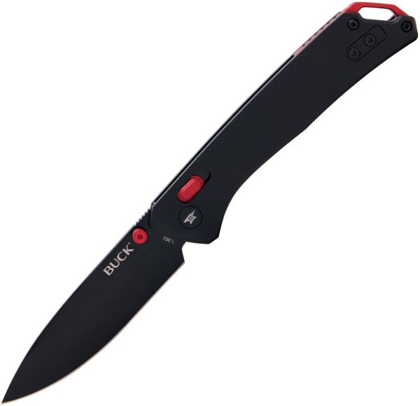 Buck Nomad Crossbar Lock Black D2 Drop Point