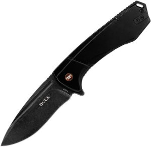 Buck Ruckus Framelock D2 - Black/Copper Accents