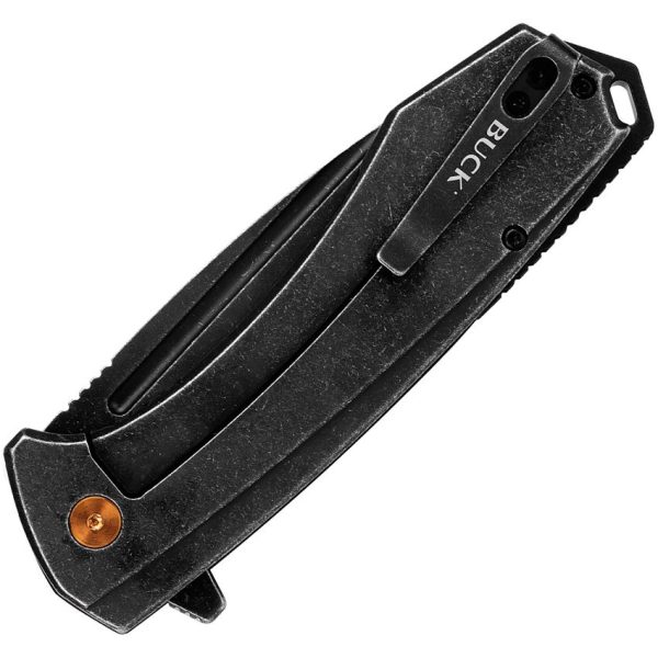 Buck Ruckus Framelock D2 - Black/Copper Accents
