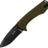Buck Ruckus Framelock D2 - OD Green Handle