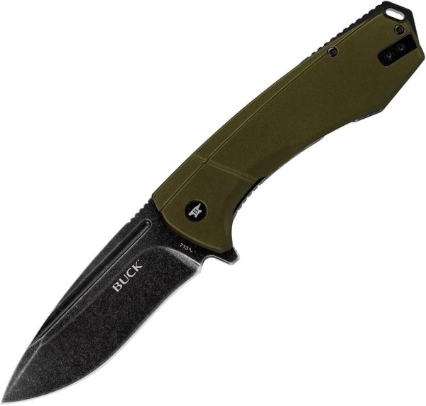 Buck Ruckus Framelock D2 - OD Green Handle