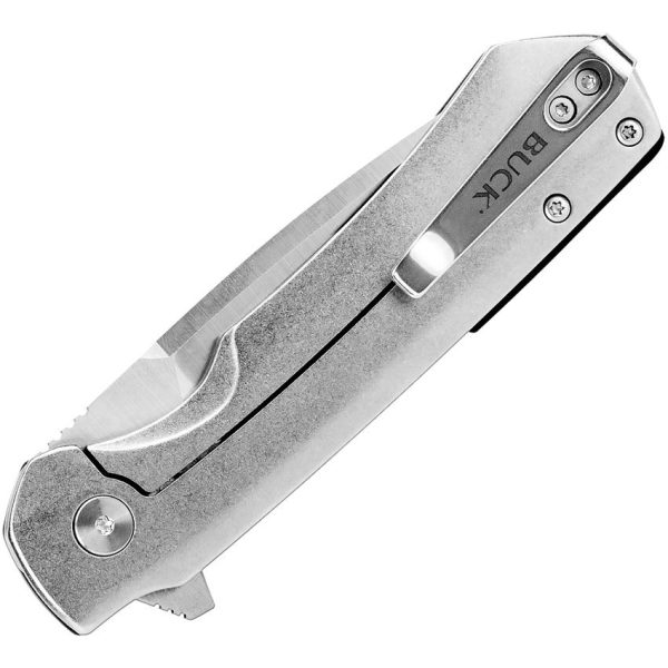 Buck Stinger Framelock D2 - Green/Carbon Fiber