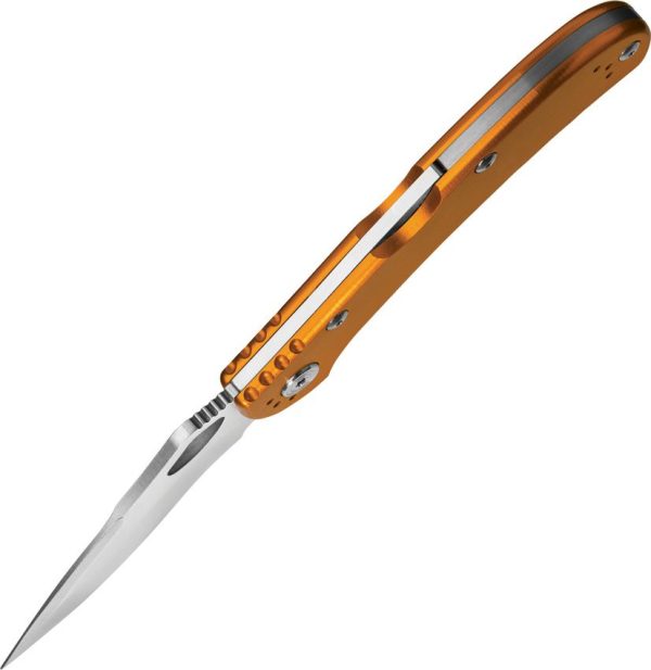 Buck SpitFire Lockback 420HC - Orange Aluminum