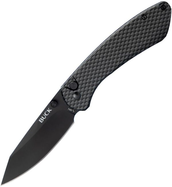 BU744CFS.jpg Buck Sovereign Carbon Fiber Button Lock Knife