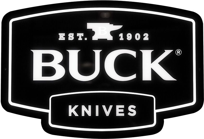 Buck 23" x 17" Illuminated LED Aluminum & Acrylic Sign