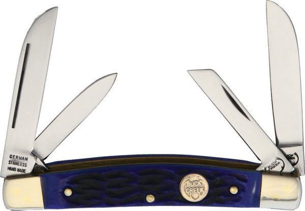 Buck Creek Little Bear and Bull Blue Bone Knife