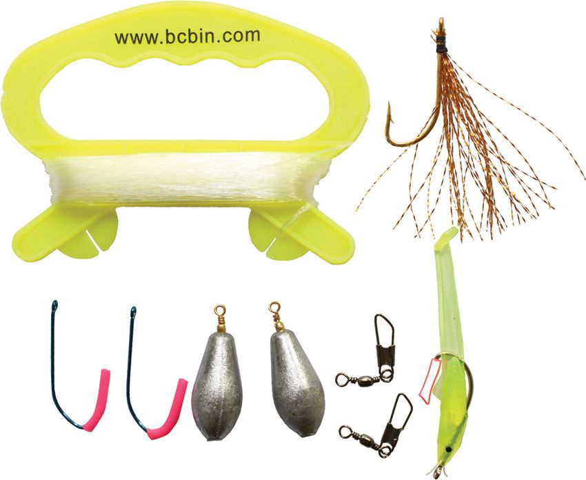 Bushcraft BCB Liferaft Fishing Kit with Line, Hooks, Swivels and Lures