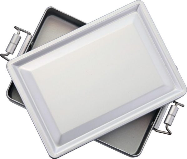 BUSCN550B.jpg Bushcraft Mini Mess Box - Airtight Aluminum Storage Tin