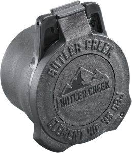 BUTESC44.jpg Butler Creek Element Scope Cover 40-45mm - All-Weather Cap