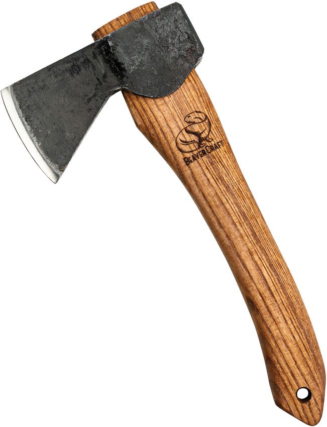 Beavercraft Bushcraft Carving Hatchet 11.88" 1066 Carbon Steel w/ Sheath