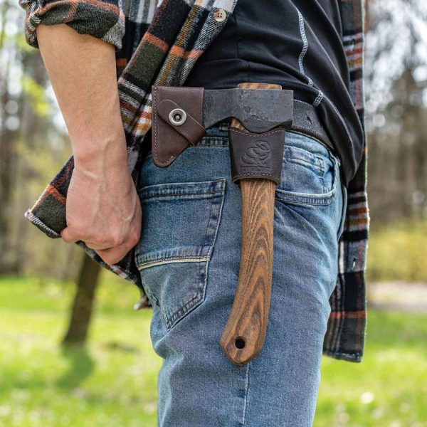 BEAVERCRAFT Bushcraft Carving Hatchet Forged Carbon Steel