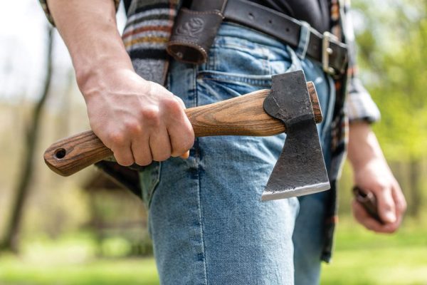 BEAVERCRAFT Bushcraft Carving Hatchet Forged Carbon Steel