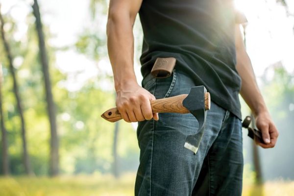 BEAVERCRAFT Bushcraft Carving Adze Forged Carbon Steel