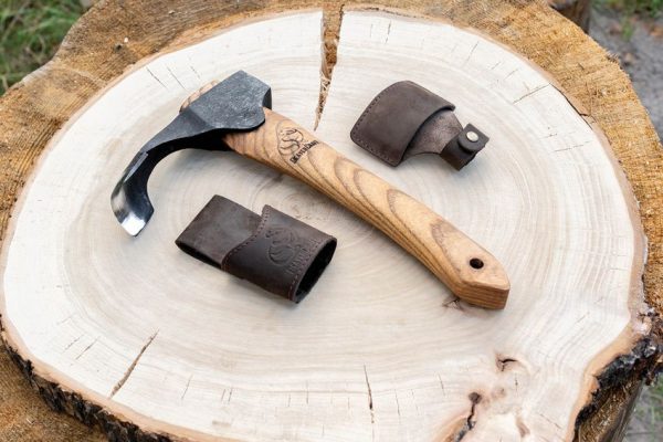 BEAVERCRAFT Bushcraft Carving Adze Forged Carbon Steel