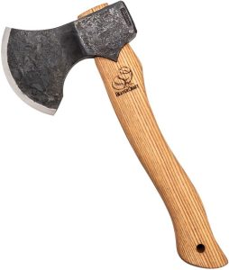 BEAVERCRAFT Bushcraft Splitting Hatchet Forged Carbon Steel