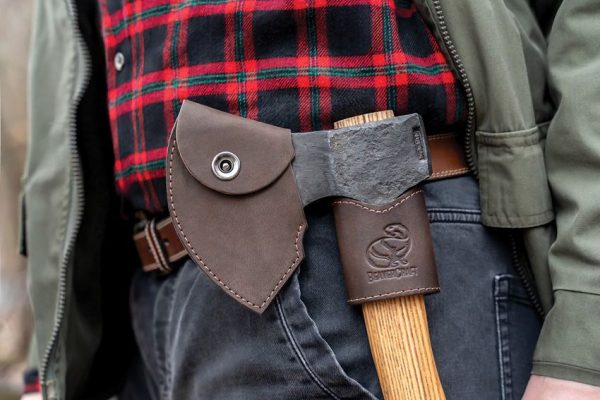 BEAVERCRAFT Bushcraft Splitting Hatchet Forged Carbon Steel