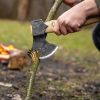BEAVERCRAFT Bushcraft Splitting Hatchet Forged Carbon Steel
