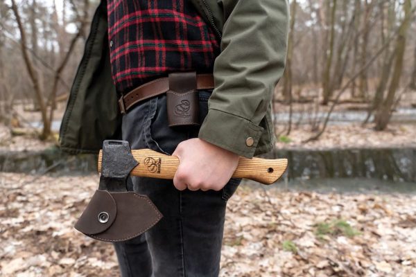 BEAVERCRAFT Bushcraft Splitting Hatchet Forged Carbon Steel