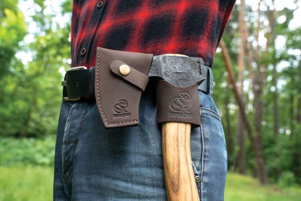 BEAVERCRAFT Bushcraft Bearded Hatchet Forged Carbon Steel