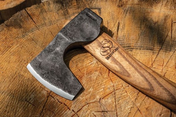 BEAVERCRAFT Bushcraft Bearded Hatchet Forged Carbon Steel