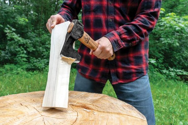 BEAVERCRAFT Bushcraft Bearded Hatchet Forged Carbon Steel