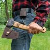 BEAVERCRAFT Bushcraft Bearded Hatchet Forged Carbon Steel