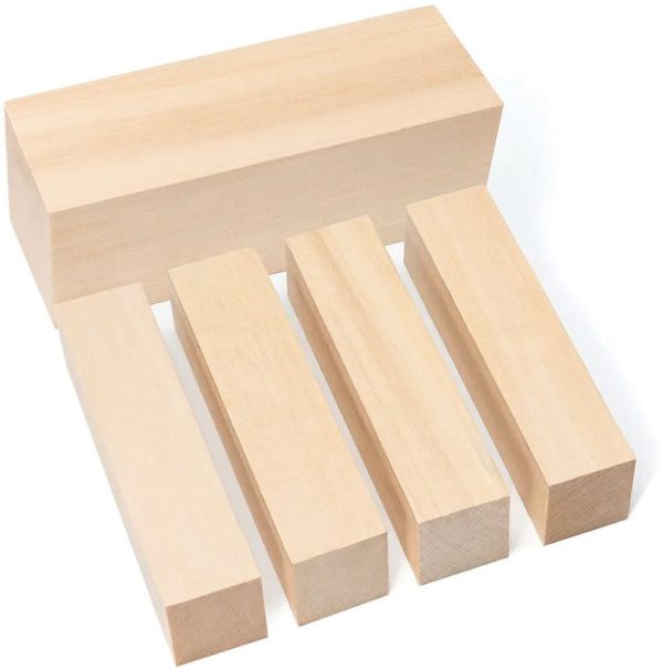 BeaverCraft Basswood Carving Block Set 5-Piece
