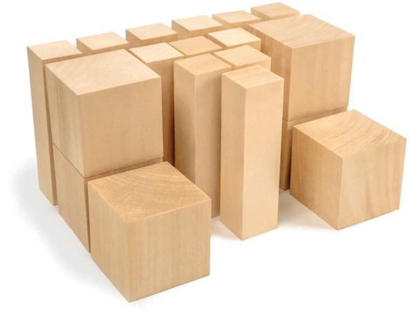 BeaverCraft Basswood Carving Block Set - 18 Pieces