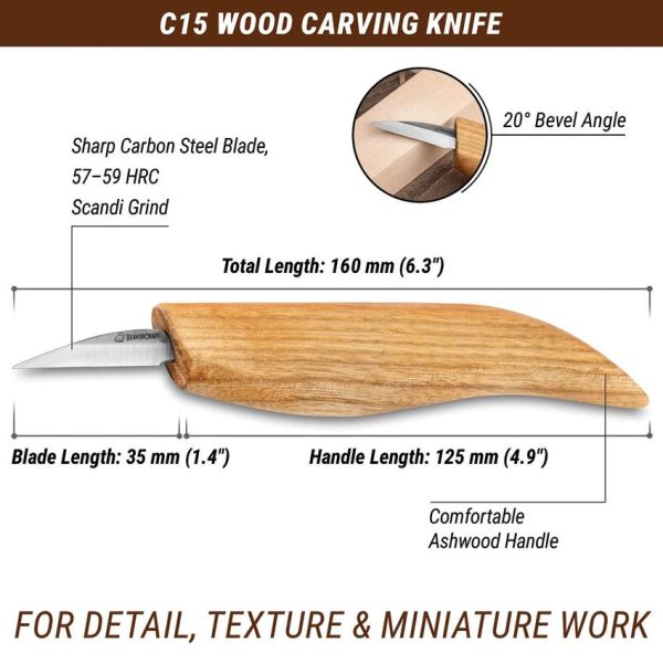 BVRC15_add_01.jpg BeaverCraft Detail Wood Carving Knife - Carbon Steel