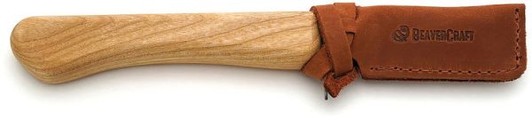 BVRC1KID_add_01.jpg BeaverCraft Beginner Whittling Knife - Round Tip Ash