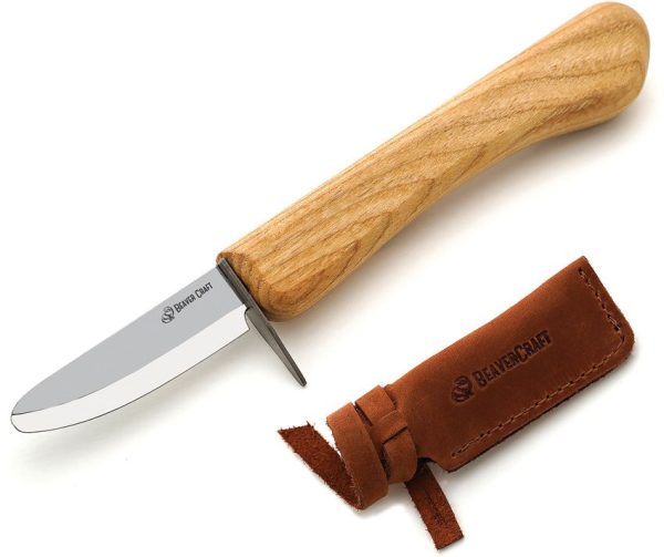 BVRC1KID_add_03.jpg BeaverCraft Beginner Whittling Knife - Round Tip Ash