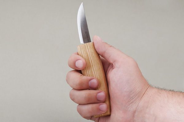 BeaverCraft Small Sloyd Whittling Knife - Ash Handle