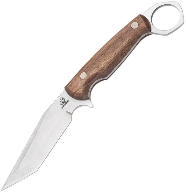 BeaverCraft Camp Fixed Blade - Walnut Saber Tanto
